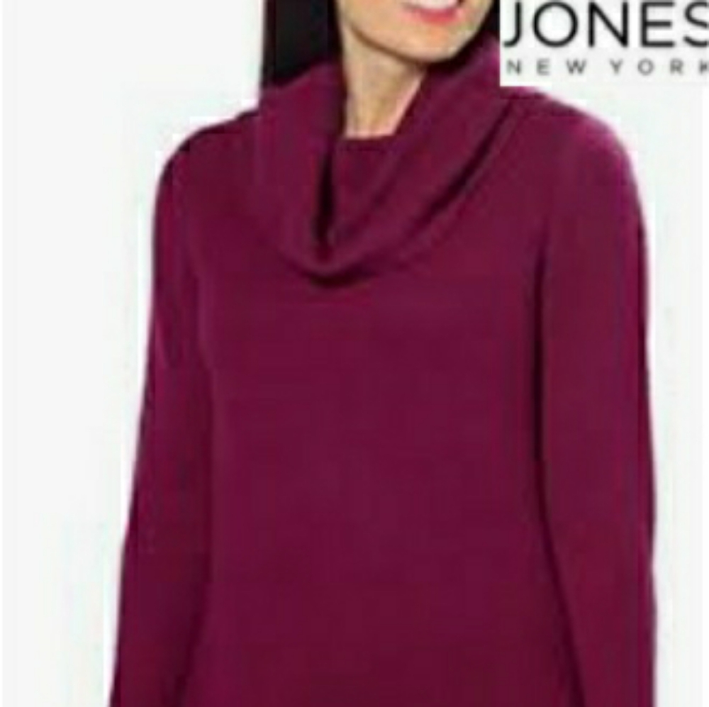 Jones New York Long Sleeve Top with Cowl Neck
